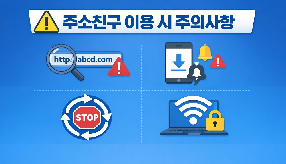 주소친구-이용시-주의사항